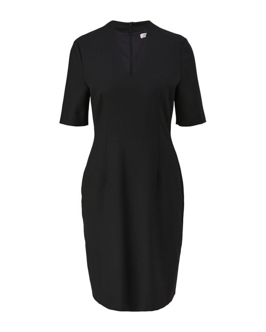 S.oliver Black Maxikleid Etui-Kleid