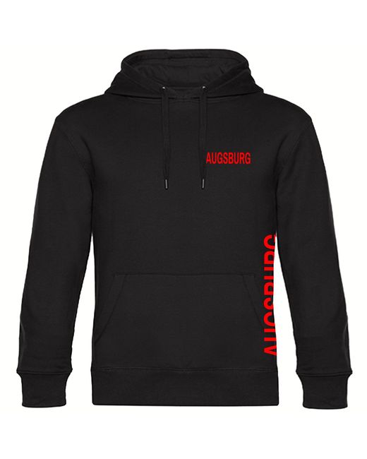 multifanshop Kapuzensweatshirt Augsburg in Black für Herren