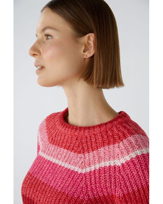 Ouí Red Strickpullover Pullover