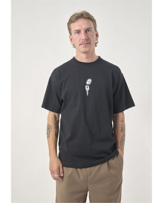 CLEPTOMANICX T-Shirt Classic Tee Empathy Locker geschnitten in Gray für Herren