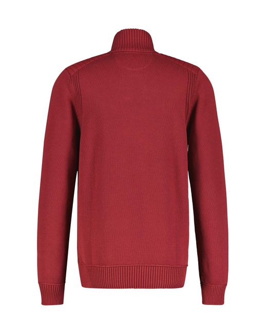 Lerros Strickpullover Stricktroyer, unifarben in Red für Herren