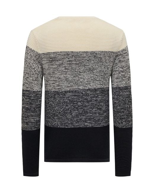 Only & Sons Strickpullover Hugo Pullover R-Neck (1-tlg) in Gray für Herren