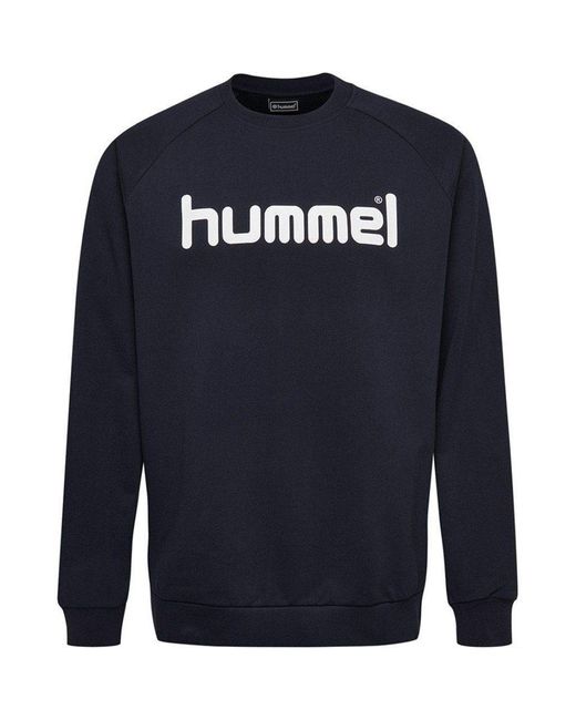 Hummel Go Cotton Logo Sweatshirt in Blue für Herren