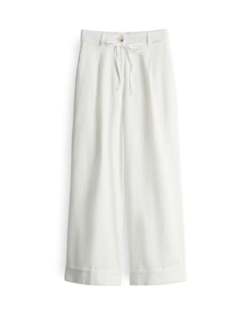 Opus White Stoffhose Meeri french