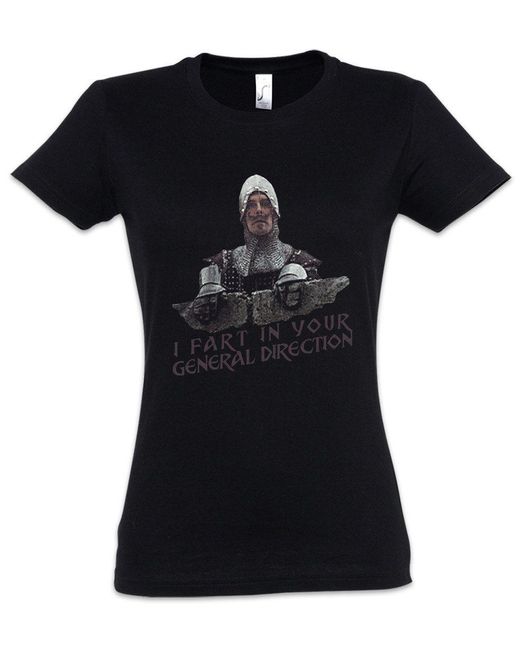 Urban Backwoods Black Print- I Fart In Your General Direction T-Shirt Monty Fun NI Python