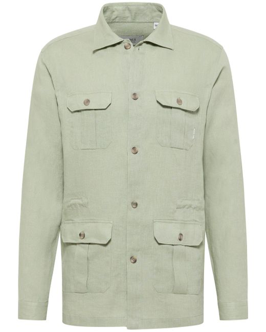Eterna Langarmhemd MODERN FIT EASY IRON (bügelleicht) in Green für Herren