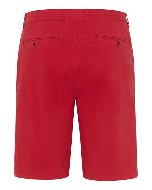 Brax Shorts BARI Regular Fit (1-tlg) in Red für Herren