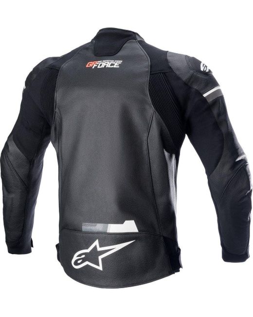 Alpinestars Motorradjacke GP Force Motorrad Lederjacke protektoren kühlend in Black für Herren