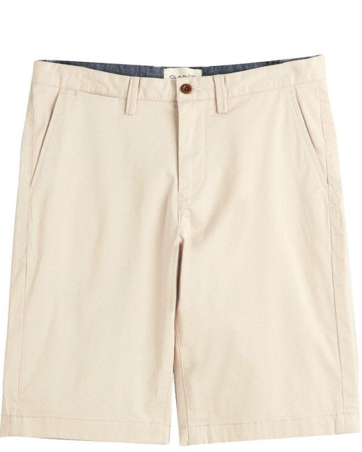 Gant Cargoshorts Chino-Shorts in Natural für Herren