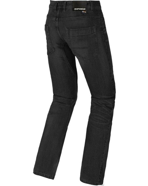 SPIDI Motorradhose J-Tracker Motorradjeans wasserabweisend protektoren abriebfest robust in Black für Herren