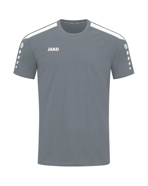 JAKÒ Kurzarmshirt T-Shirt Power steingrau in Gray für Herren