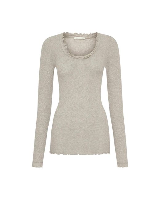 Seamless Basic White Funktionstop Top Cotton