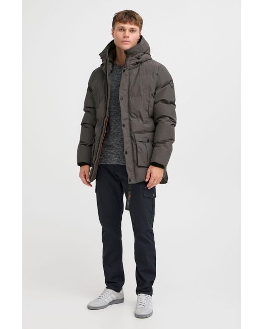 INDICODE IDSticks warme Steppjacke in Gray für Herren