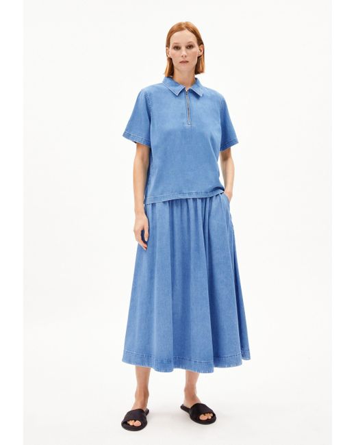 ARMEDANGELS Blue KENDRAA Jeansrock aus Bio-Baumwoll Mix Regular Fit