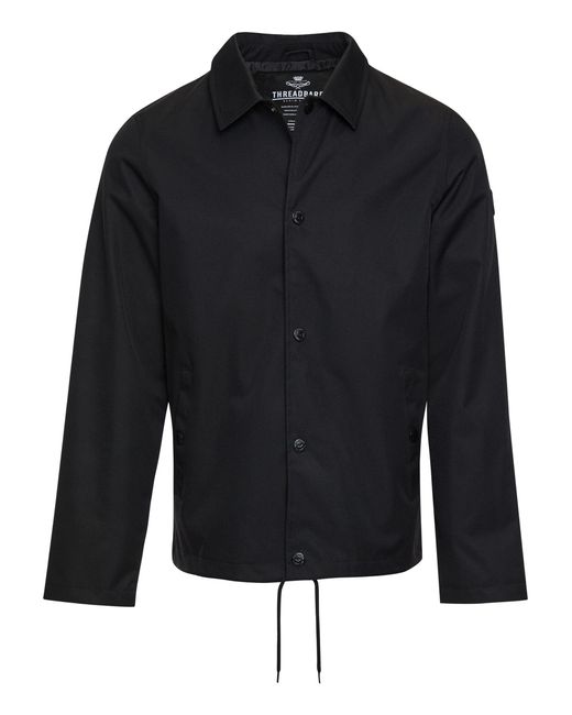 Threadbare Hemdjacke THBEastside in Black für Herren