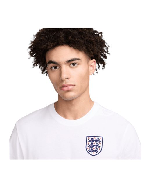 Nike England Crest T-Shirt EM 2024 default in White für Herren