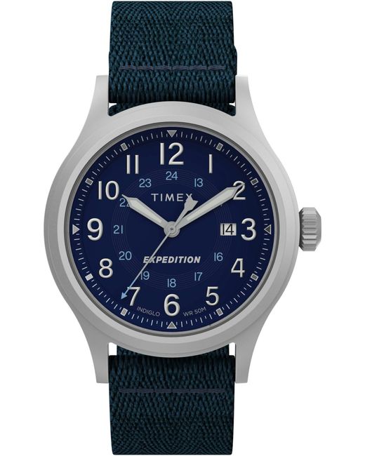 Timex Quarzuhr SIERRA TW2V65600YH, Armbanduhr, uhr, Datum, Leuchtzeiger, Mineralglas, analog in Black für Herren