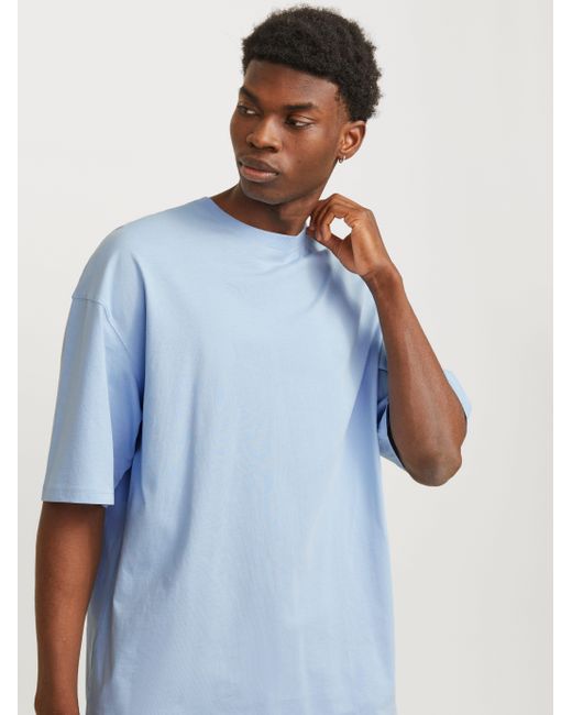 Jack & Jones Rundhalsshirt JJECHARGE TEE O-NECK NOOS mit Rundhalsausschnitt in Blue für Herren