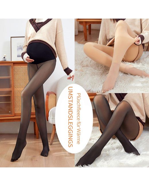 Refttenw Natural Umstandsstrumpfhose,Fleecesocken,warme Socken,Strümpfe