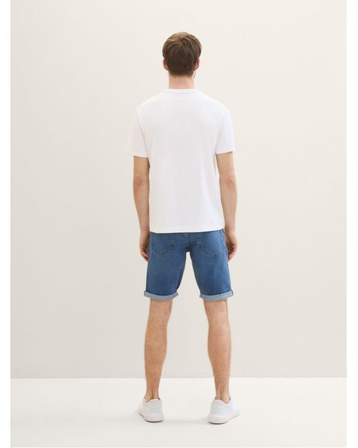 Tom Tailor Bermudas Josh Jeans Shorts in Blue für Herren