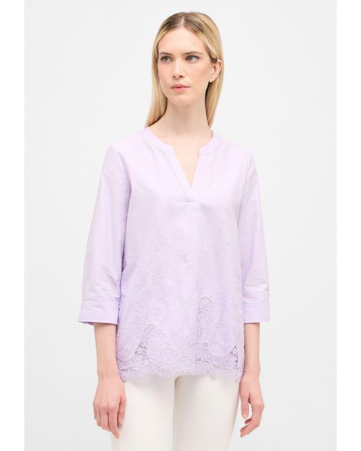 Eterna White Schlupfbluse LOOSE FIT