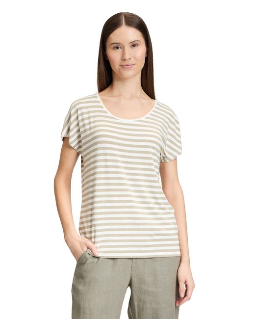 Cartoon White Kurzarmshirt Basic Shirt mit Rundhalsausschnitt (1-tlg) Sonstiges