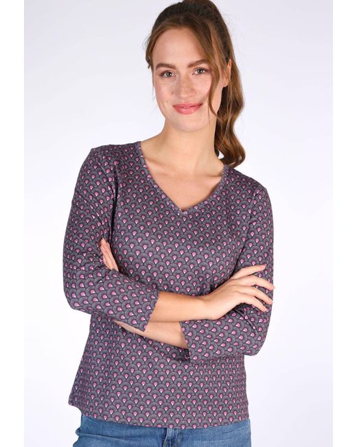 Sorgenfri Sylt Purple Langarmshirt Polinchen