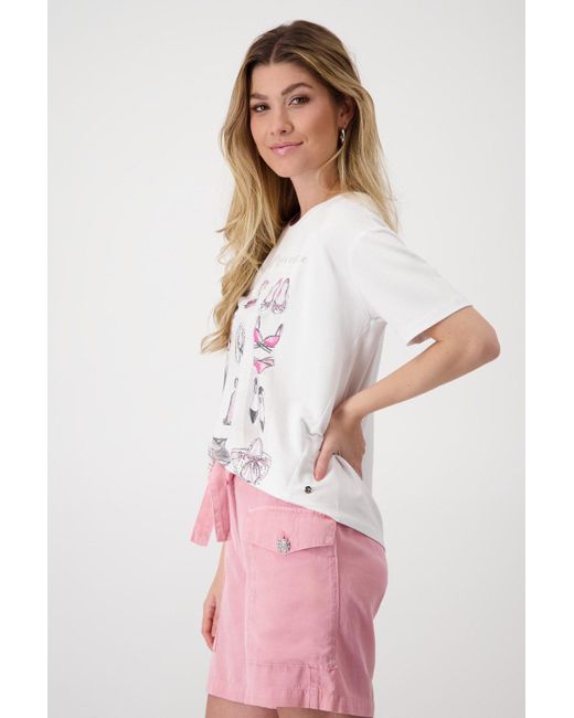 Monari Pink Kurzarmhemd T-Shirt