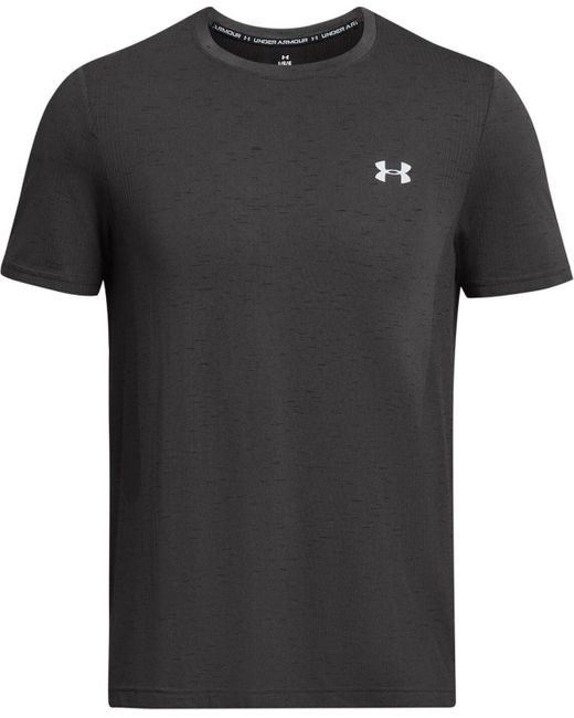 Under Armour ® Kurzarmshirt VANISH SEAMLESS SS CASTLEROCK in Black für Herren