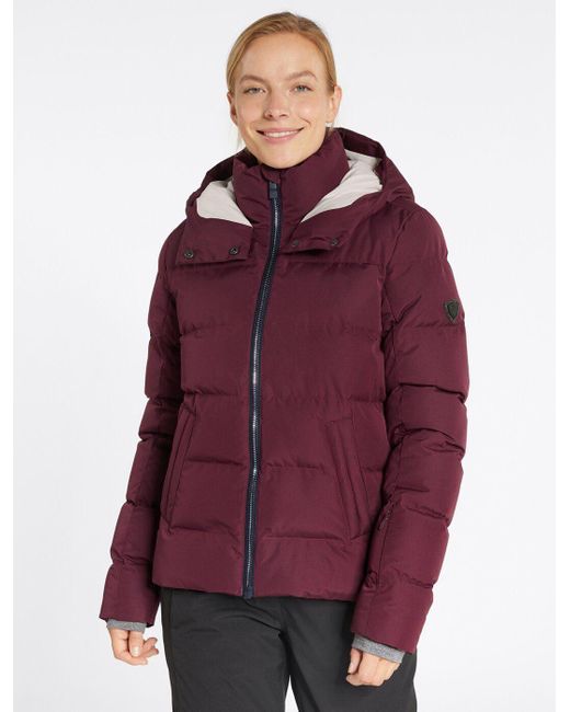 Ziener Purple Fleecejacke TUSJA lady (jacket ski) velvet red