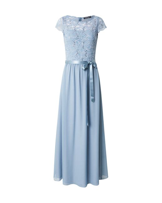 Swing Blue Abendkleid (1-tlg) Spitze