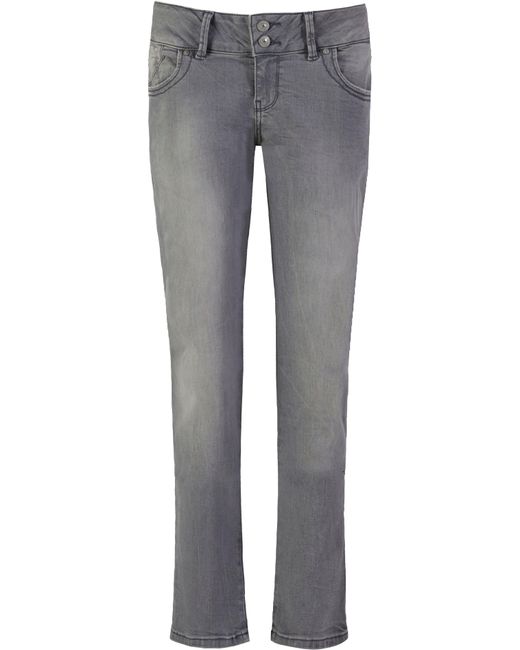 LTB Slim-fit-Jeans MOLLY mit Doppelknopf-Bund in Schwarz | Lyst DE