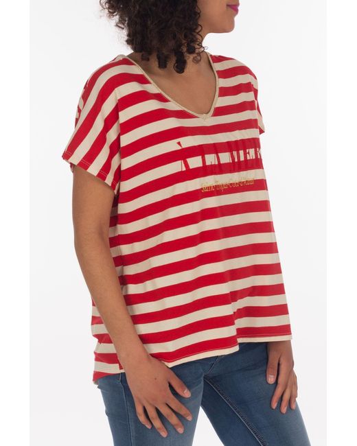 La Strada Red T-Shirt