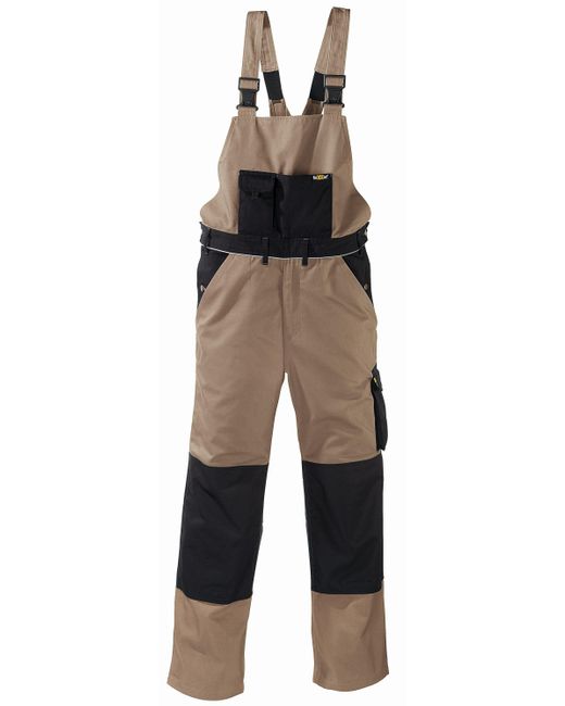 teXXor Canvas Latzhose Amazonas in Black für Herren