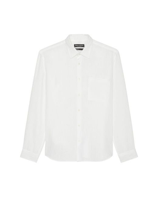 Marc O' Polo Langarmhemd in White für Herren