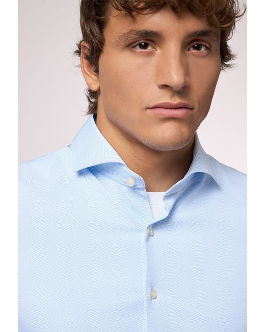 Roy Robson Businesshemd Slim Fit in Blue für Herren