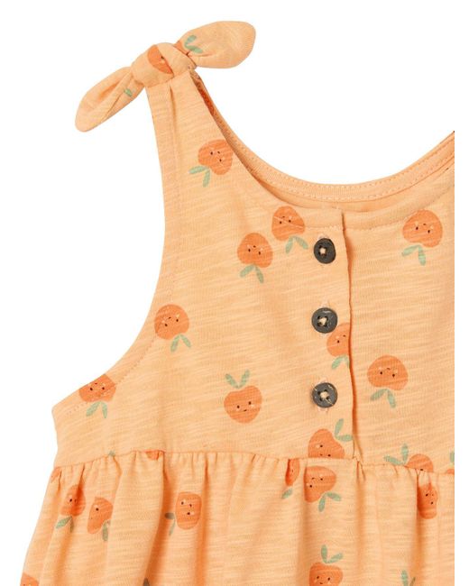 VERTBAUDET Orange Minikleid