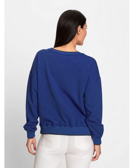 heine Blue Sweater Sweatshirt