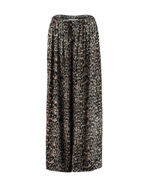 Hailys Black ' Stoffhose Haily`s Sommerhose Fajola Leo Print XL