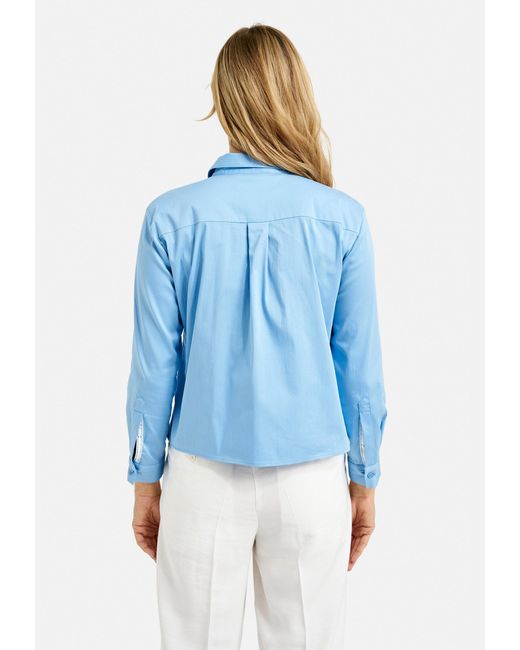 Smith & Soul Blue Langarmbluse mit Brusttasche