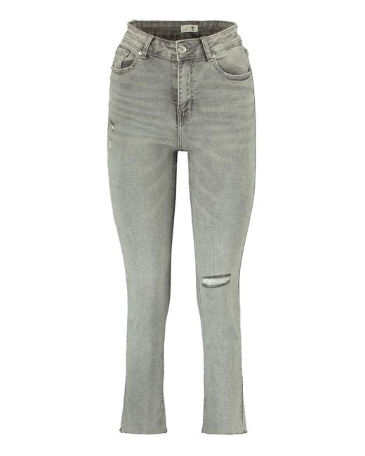 Hailys Gray Slim-fit-Jeans