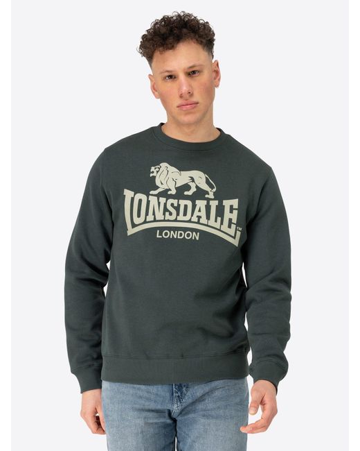 Lonsdale Rundhalspullover GO SPORT in Green für Herren