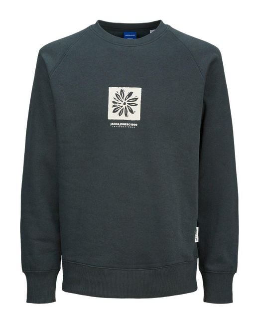 Jack & Jones Rundhalspullover in Gray für Herren
