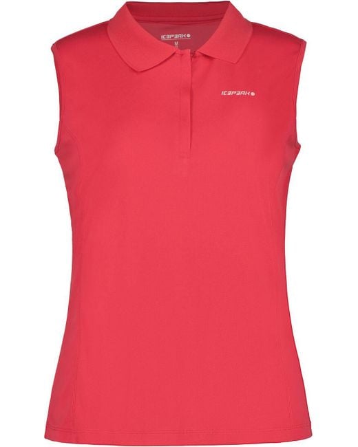 Icepeak Pink Poloshirt BAZINE