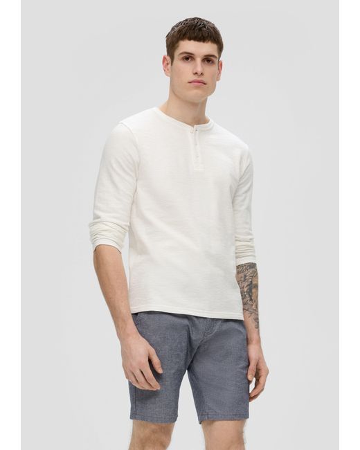 QS Cargoshorts John: Chino-Shorts im Regular-Fit in White für Herren