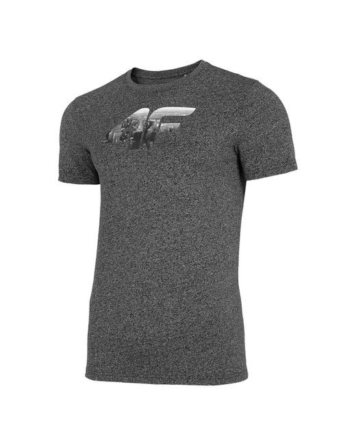 4F T-Shirt Urban Zone mit Rundhalsausschnitt in Gray für Herren