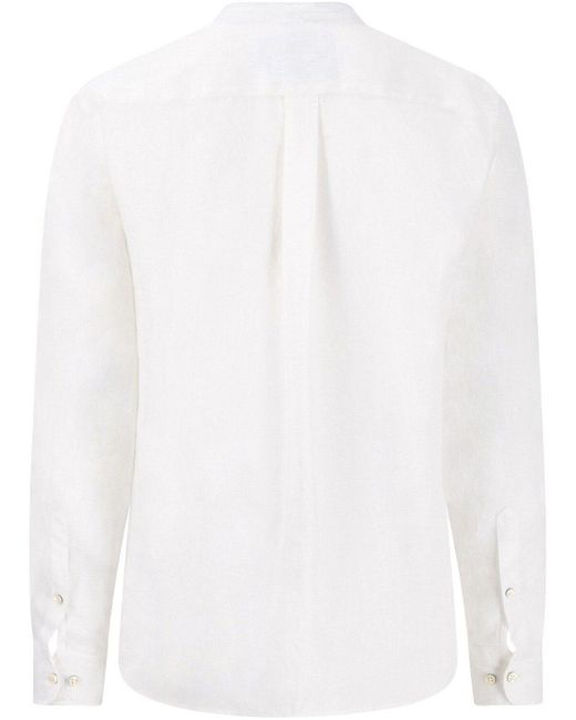 Fynch-Hatton Langarmhemd Langarm-Hemd in White für Herren