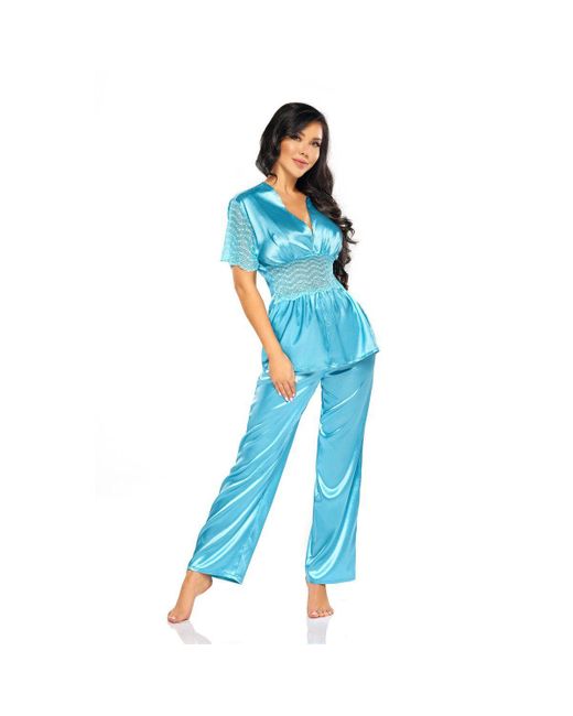 Beauty Night Fashion Blue Overall BN Missy 2pcs set turquoise