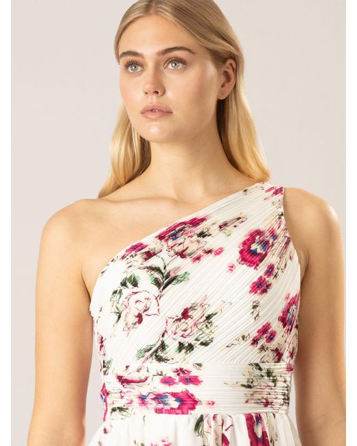 Apart Pink Abendkleid aus hochwertigem Polyester Material mit Rückenausschnitt
