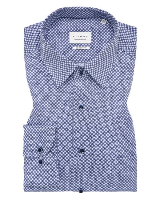 Eterna Langarmhemd in Blue für Herren